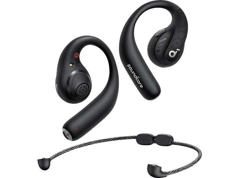 SOUNDCORE BY ANKER AeroFit Pro, Open-ear Kopfhörer Bluetooth Tiefschwarz