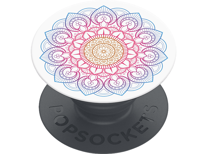 POPSOCKETS PopGrip Basic Rainvow Mandala Handyhalterung, Mehrfarbig