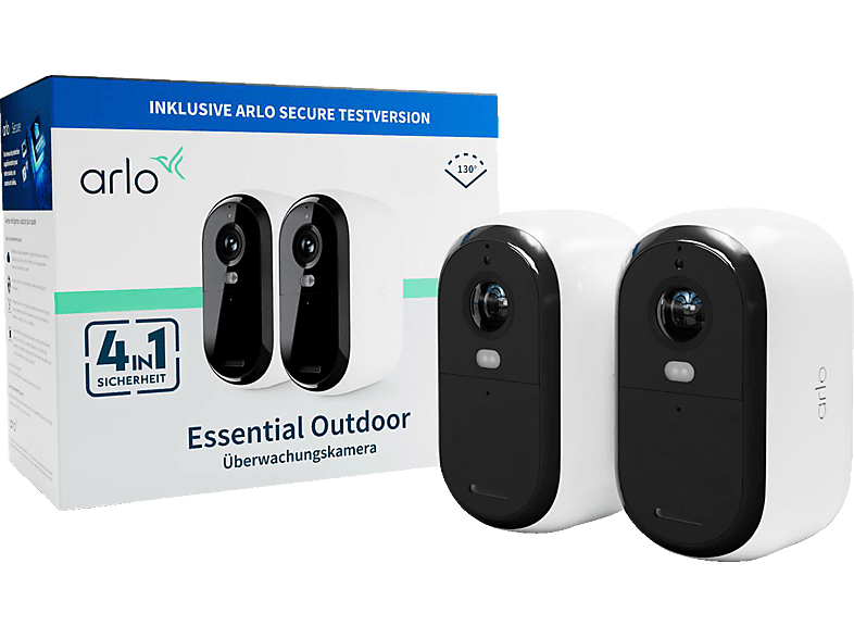 ARLO 2er-Pack Essential, HD Outdoor, Überwachungskamera