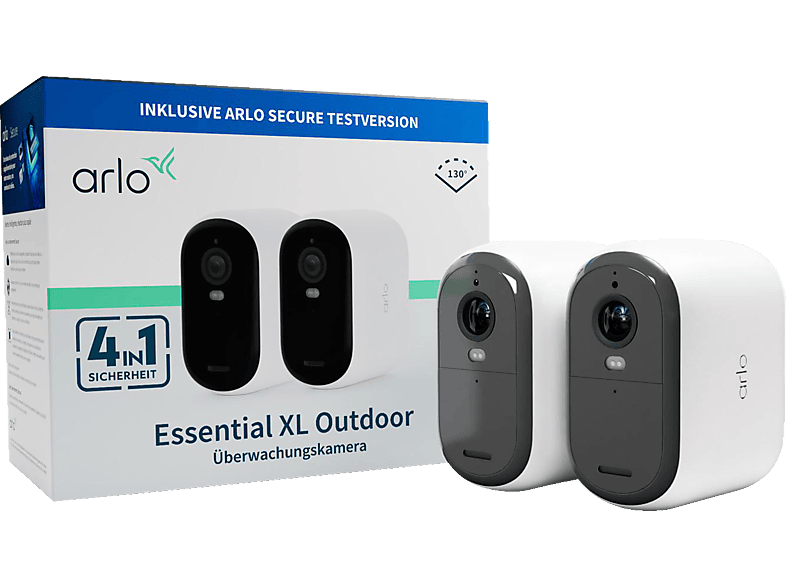 ARLO 2er-Pack Essential 2, HD XL Outdoor, Überwachungskamera