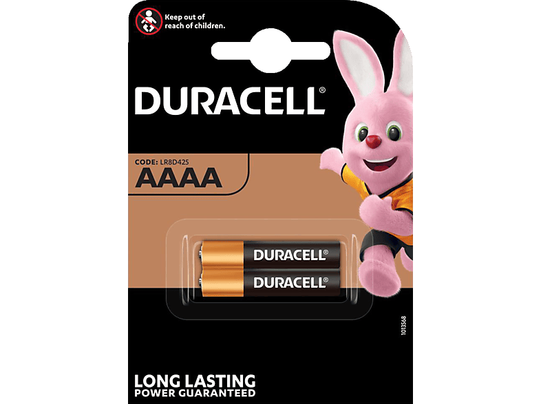 DURACELL Specialty AAAA Batterie, Alkaline, 1.5 Volt 2 Stück