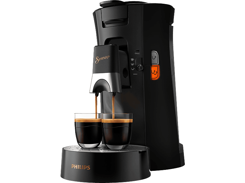 PHILIPS CSA240/60 SENSEO SELECT Kaffeepadmaschine, Klavierlackschwarz