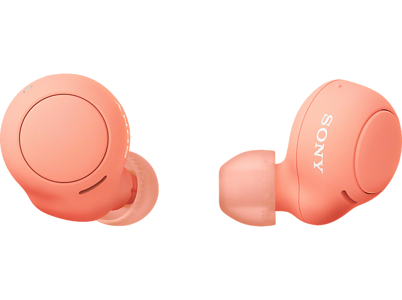 SONY WF-C500 Earbuds, Ladeetui, In-ear Kopfhörer Bluetooth Orange
