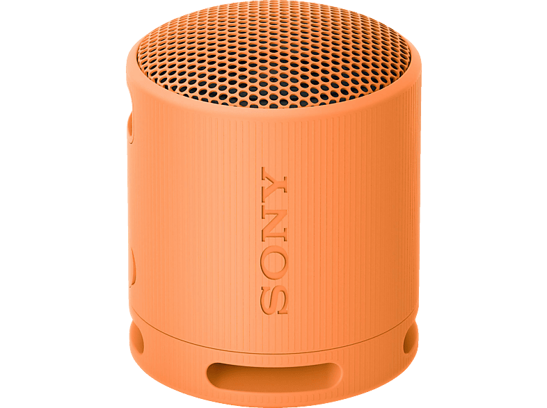 SONY SRS-XB100 Bluetooth Lautsprecher, Orange, Wasserfest