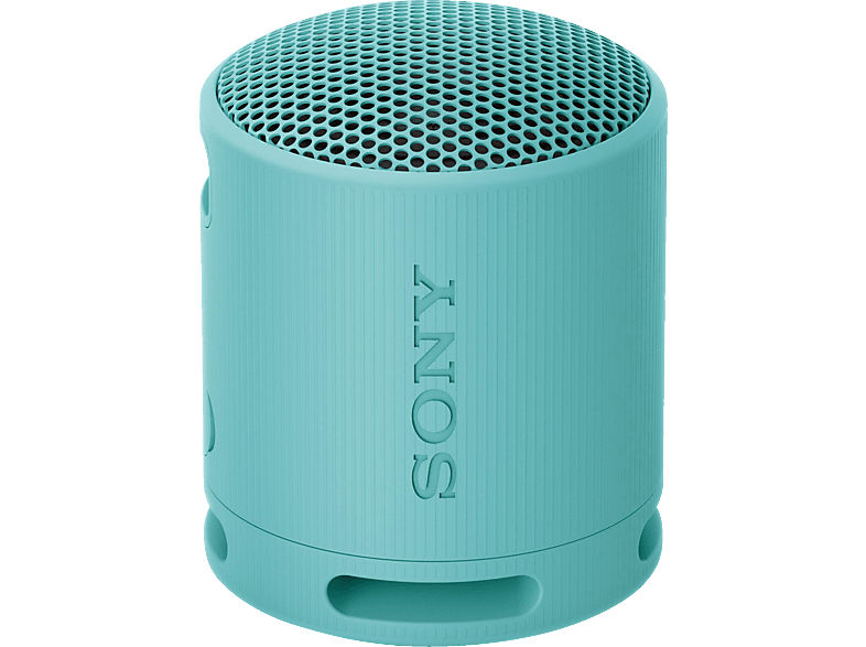 SONY SRS-XB100 Bluetooth Lautsprecher, Blau, Wasserfest